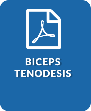 Biceps Tenodesis (PDF)