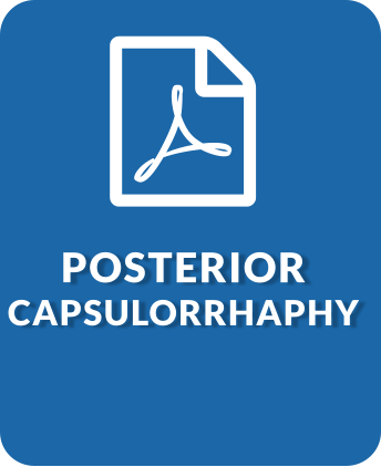 Posterior Capsulorrhaphy (PDF)