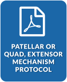 Patellar or Quad, Extensor Mechanism Protocol (PDF)